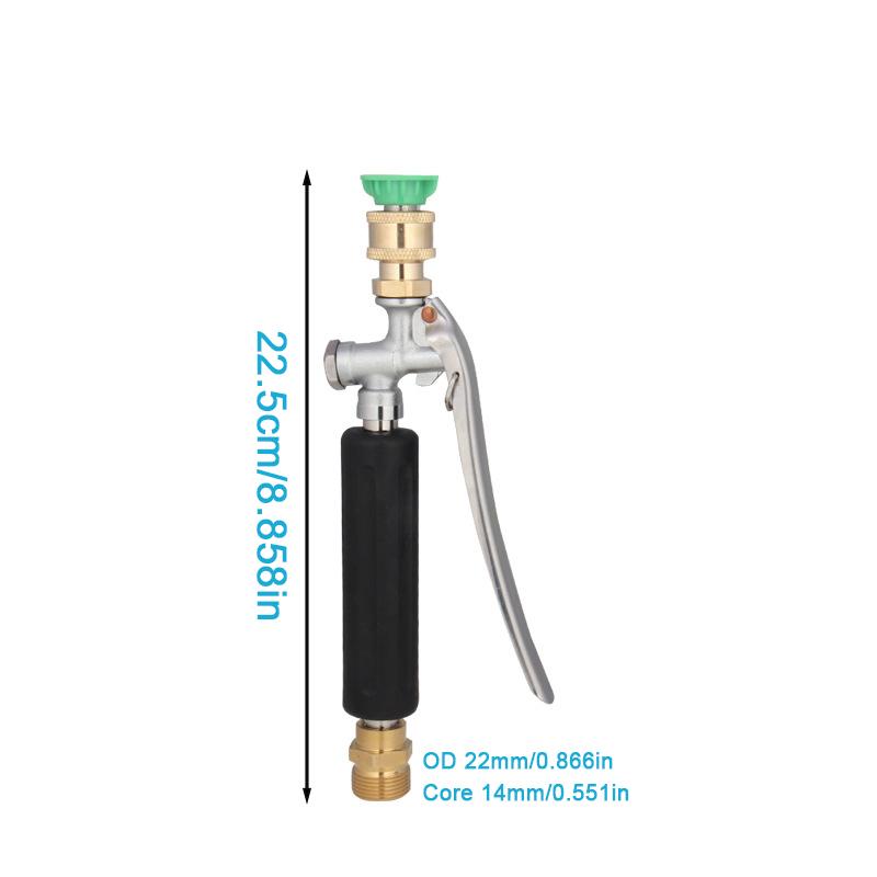 

M22-14 Pressure Washer Gun - Multi-Purpose Nozzle with 1/4 Quick Connect Extension Wand for Multi scene cleaning
