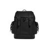 New Hudson Natural Grain Leather Backpack Tubas Men's Black CB837-QBBK