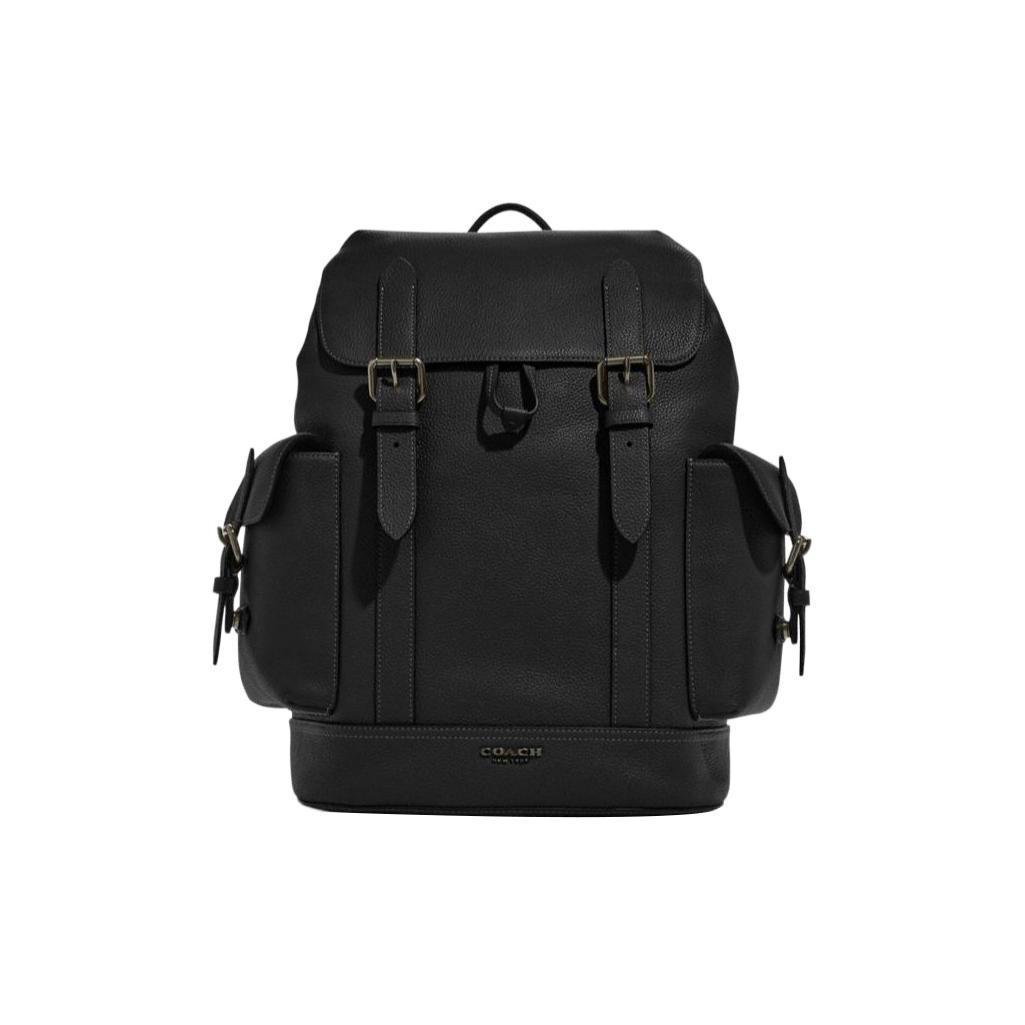 

Новый рюкзак COACH Hudson из натуральной зернистой кожи Tubas Мужской Черный CB837-QBBK 29.7*15.2*41.9CM