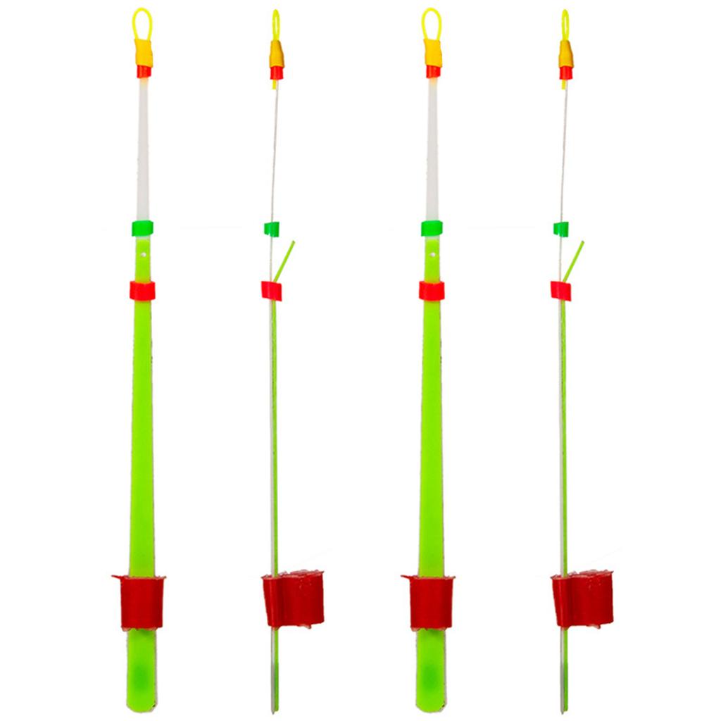 5Pcs Fast Fishing Bobber Set Fishing Float Device Winter Ice Fishing Rod Top Tip Rod Front End Section Bobber Indicator
