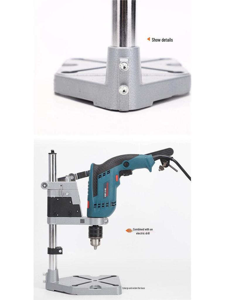 Multi-Function Hand Drill & Angle Grinder Stand for Bench