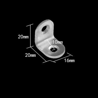 

Angle Stainless Steel Corner Brackets Glass Fasteners Protector Nine Size Corner Stand Supporting Furniture Hardware