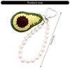 Anti Lost Phone Cord Handcrafted Fruit Charm Decoration Hanging Pendant Bracelets Keyring For Teens Adults