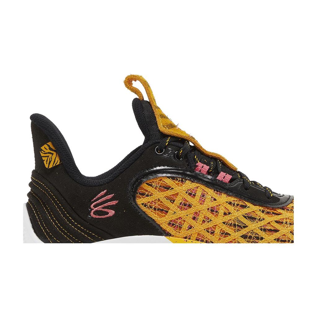 Sesame Street Under Armour Curry Flow 9 Grade School 'Street Pack - Beyond the Stripe' (Unisex) Black / Yellow Nectar Kids' Basketball Shoes