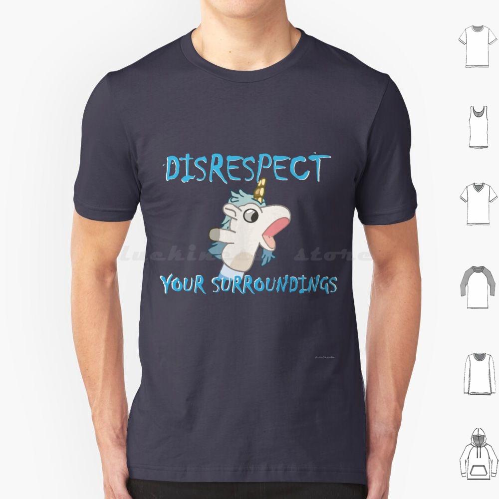 Unicorse Disrespect Your Surroundings T Shirt Big Size 100 Cotton Funny Unicorse Heeler Bandit Heeler Unicorse Heeler Kids