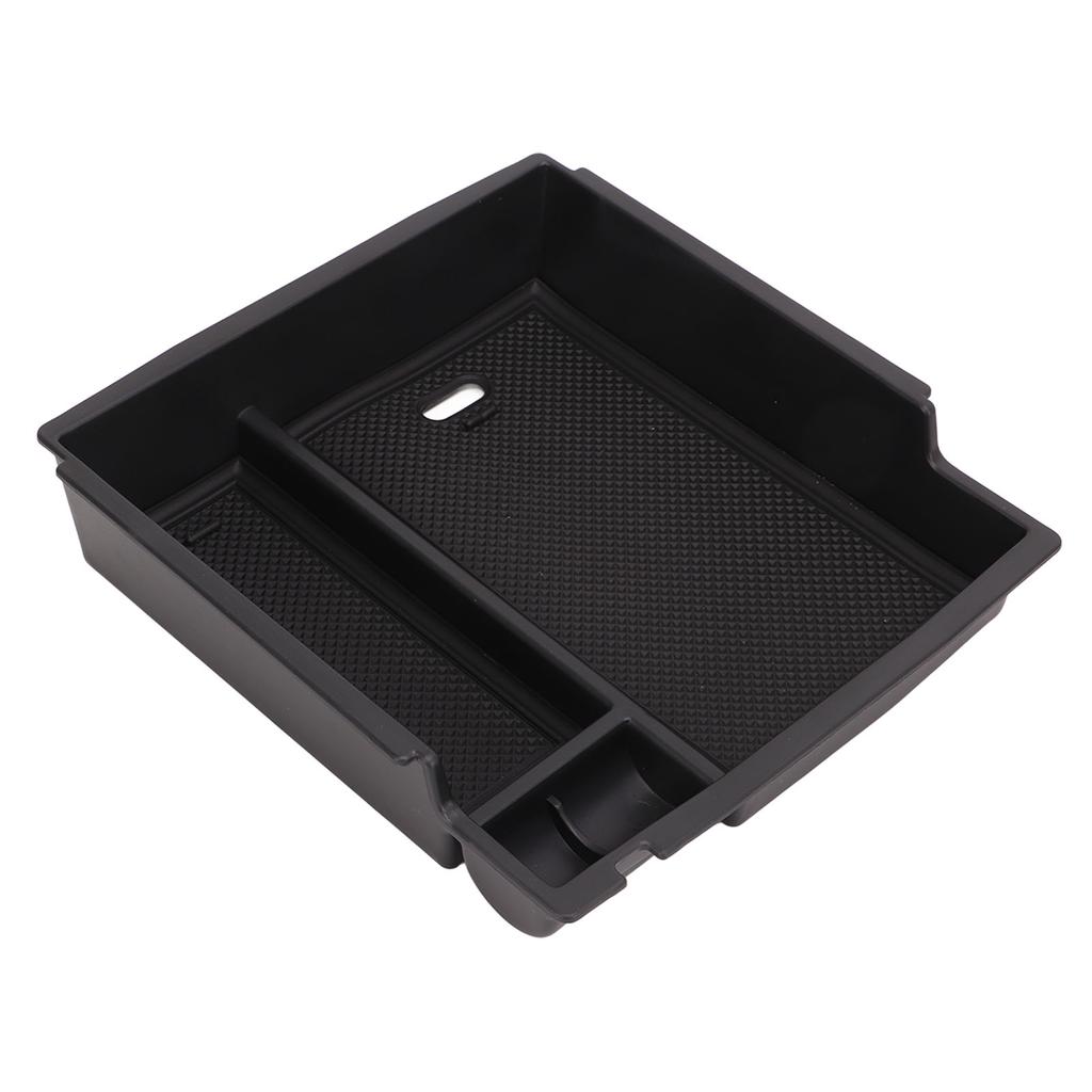 Center Console Organizer Tray Black Central Armrest Storage Box Replacement for Ford Bronco 2021 2022