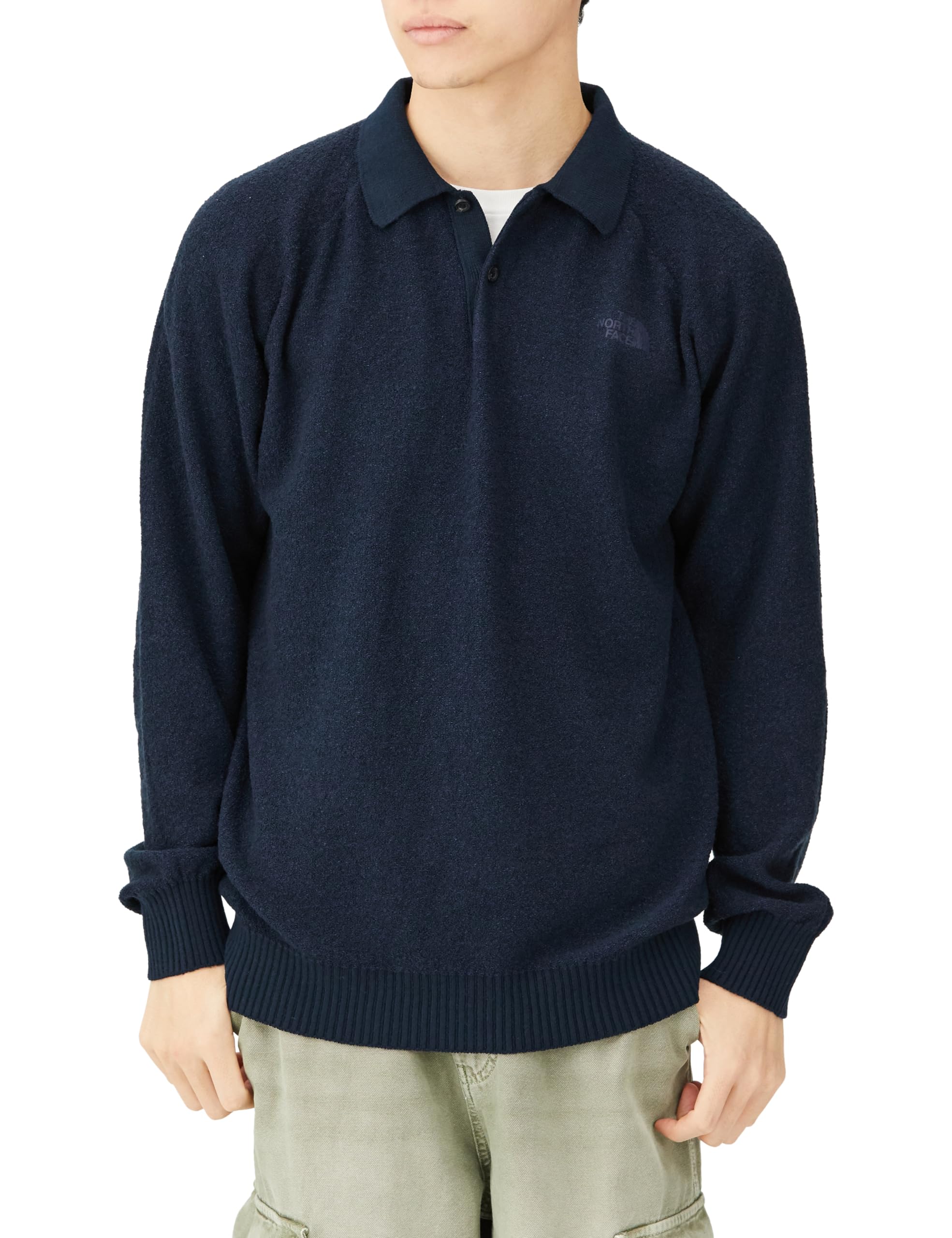 

North Comfortive Wool Polo Urban Navy S [The Face] L/S