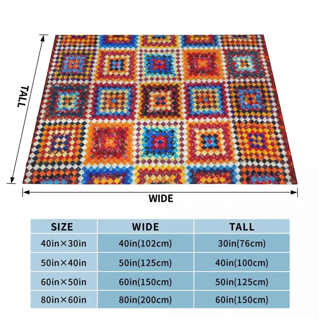 Coperta Patchwork per Divano Halloween Tessuto Sottile di Flanella Coperte