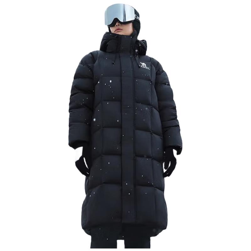 

Camel Outdoor Waterproof Windproof Long Down Jacket L