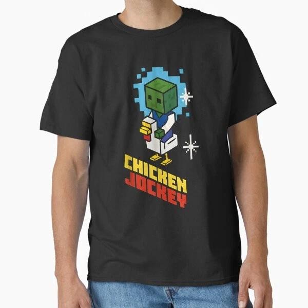 Chicken Jockey Zombie Pixel Art Zombie Gamer Sty Made In Usaaus Tshirt S2xl S