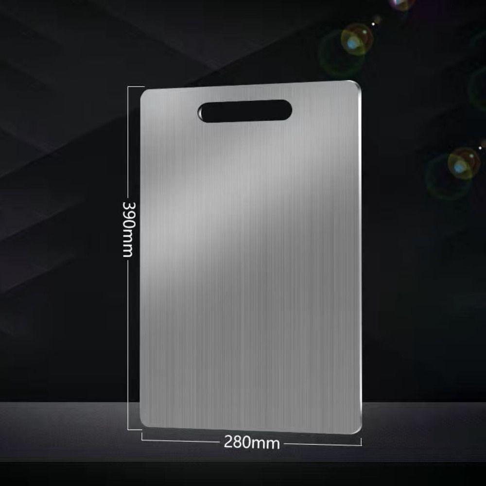 Stainless Steel Chopping Board Thickened Antibacterial and Mildew-proof Cutting Board Kitchen Accessories Double Sided