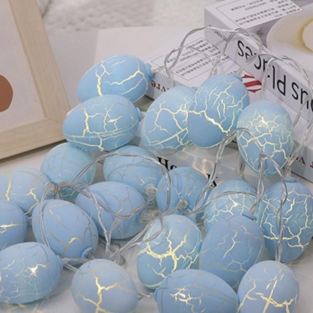 Warm White Easter String Lights LED Lighting Cracked Egg LED Light Easter Party