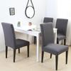 Solid Jacquard Chair Covers Stretch For Wedding Dining Room Office Banquet Housse De Chaise Chair Cover