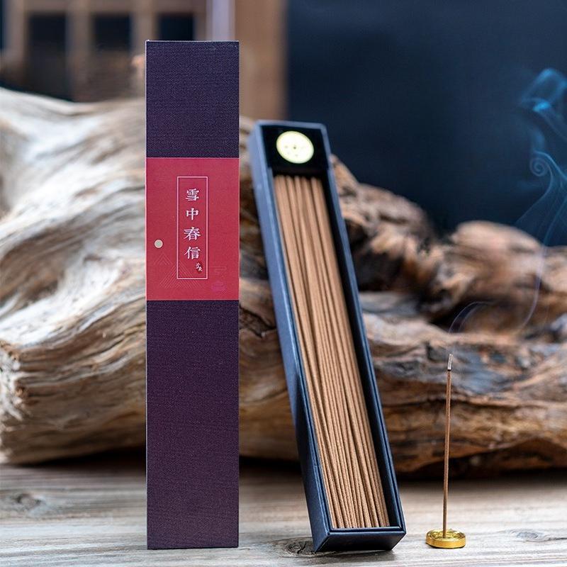 21cm Natural Stick Incense Ambergris Goose Pear Tent Fragrance Tea Room Bedroom To Purify The Air and Remove Odors Joss Stick