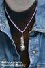 [STERLING SILVER 925] Feather Silver Necklace Pendant Chain AMTHANE-002