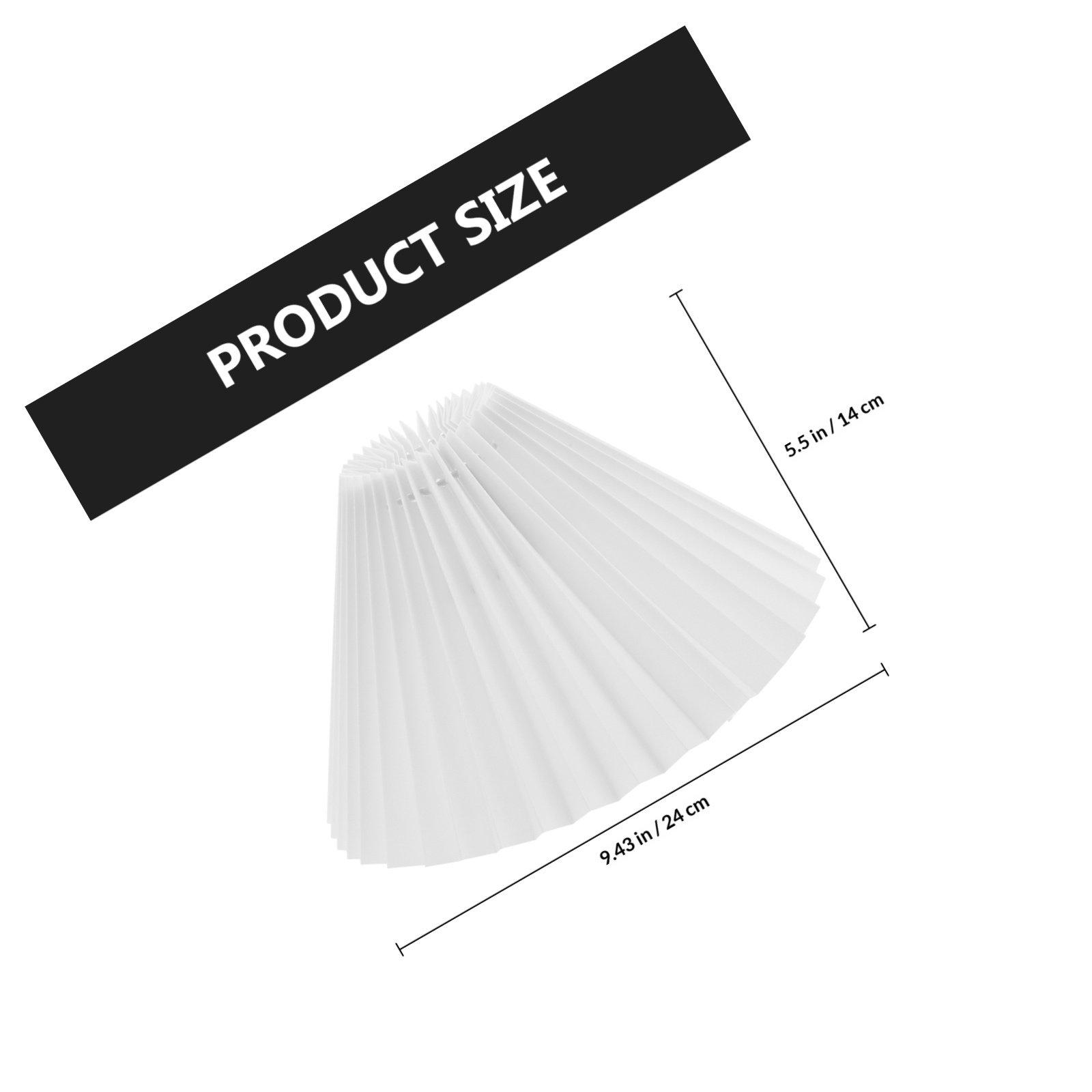 

1pc Cloth Wall Lamp Shade Lampshade Durable Light Cover For Desk Table Lamp Modern Home Decor Accessory білий