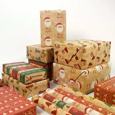 Rolo Acessório Doméstico de Natal Alta Qualidade Durável Prático 1 Papel de Presente - Design Fofo de Veado Planejadores E Corretores