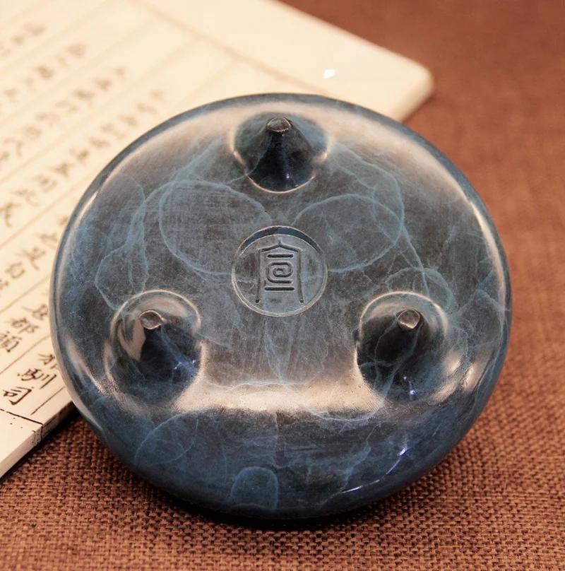 Burning Blue Eight Treasures Incense Burner Plate Incense Pure Brass Incense Road Supplies