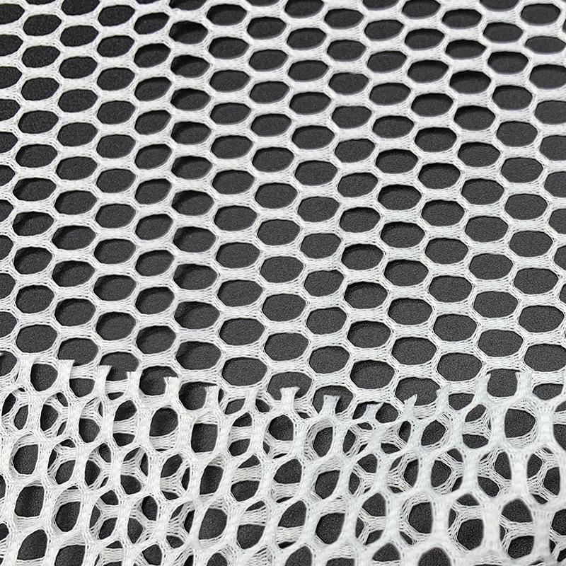 Hexagonal Mesh Fabric Handbags & Laundry Bags - Polyester Warp Knit Vests, Tank Tops, Coarse Mesh & Shoe Material