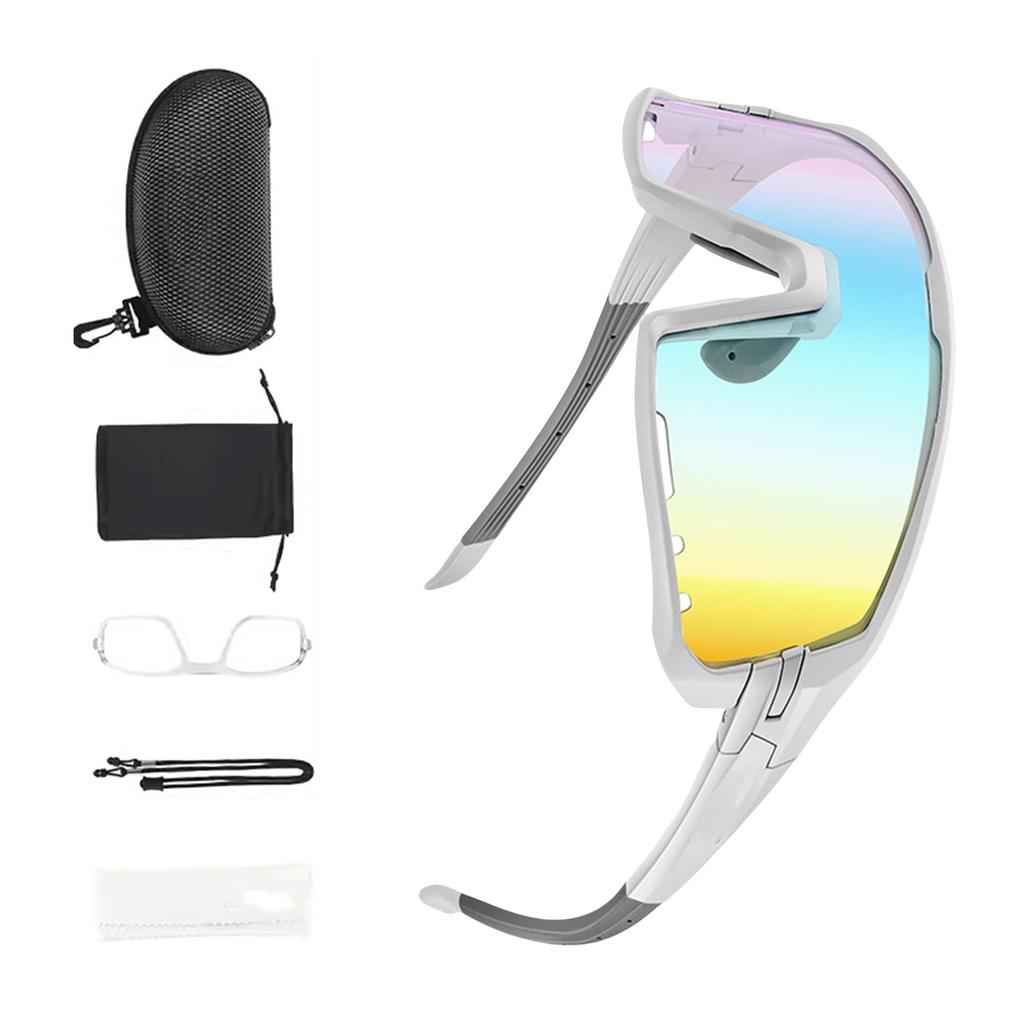Photochromic Cycling Glasses Sunglasses Outdoor Sports Bike Glasses Bicycles Windproof Goggles for Women and Men