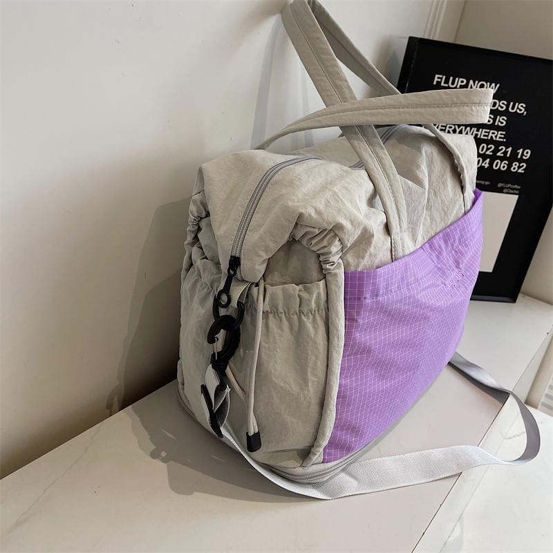 Large Capacity Short Distance Travel Bag Women's Lightweight Sports Fitness Bag Storage Luggage Bag