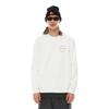 Li Ning Sweatshirts Men's Ecru Crew Neck Moderate Regular AWDS189-3K
