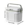 Portable Picnic Lunch Cooler With Handle 10L Camping Fridge Cooling Box Insulation Box For Auto Outdoor Camping Accessories
