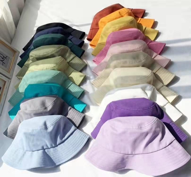 Hot Sale Customized Embroidery Printed Logo Hat Plain Bulk Adult Unisex Cotton Bucket Hat custom made
