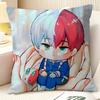 Cartoon C-Chibi Todoroki Kawaii Shoto 1 Natural Linen Organic Fabric Double-Sided Printing Sofa Home Decor Gift Pillow Case
