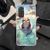 Animal Otter Cute Cartoon Phone Case for Xiaomi Redmi Note 14 13 12S 12 11S 11T 11E Pro Plus 11 10 10S 9S 5G Soft Silicone Cover