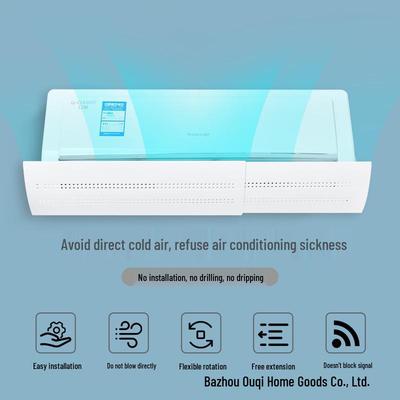 Retractable Wall-Mounted Air Conditioner Wind Deflector