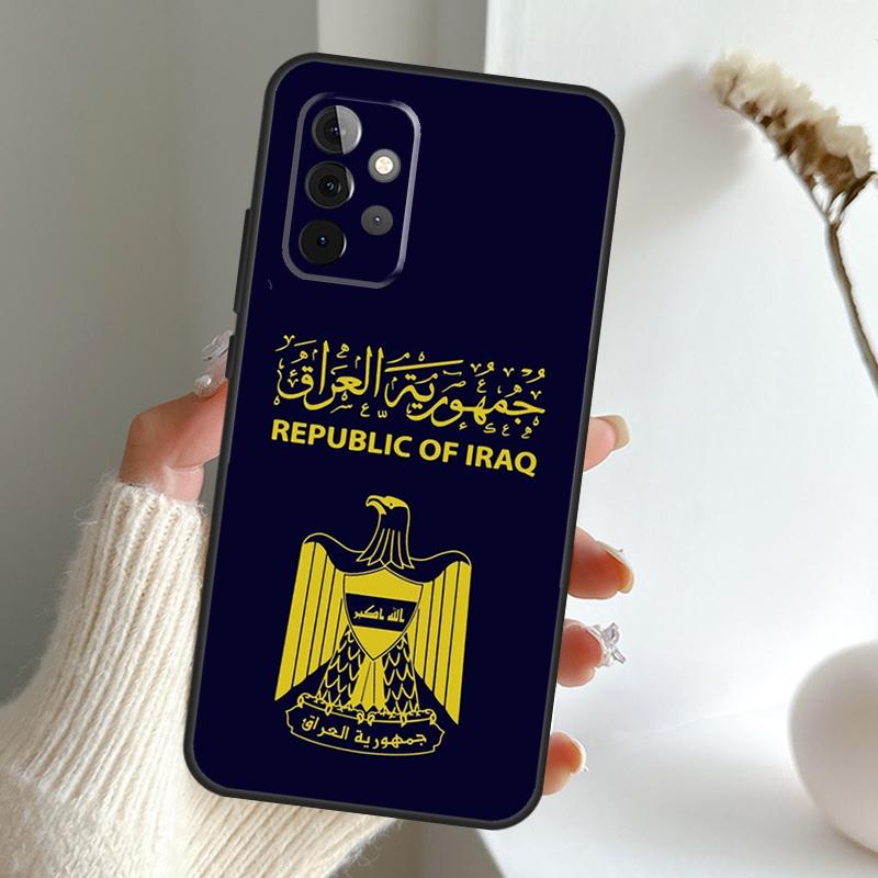 Iraqi Iraq Flag Case For Samsung Galaxy A16 A55 A06 A05 A36 A26 A54 A34 A14 A22 A32 A52 A35 A15 A53 A13 A56