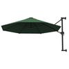 VidaXL Wall-Mounted Parasol with Metal Pole 300 Cm Green Balcony Garden Terrace 44864