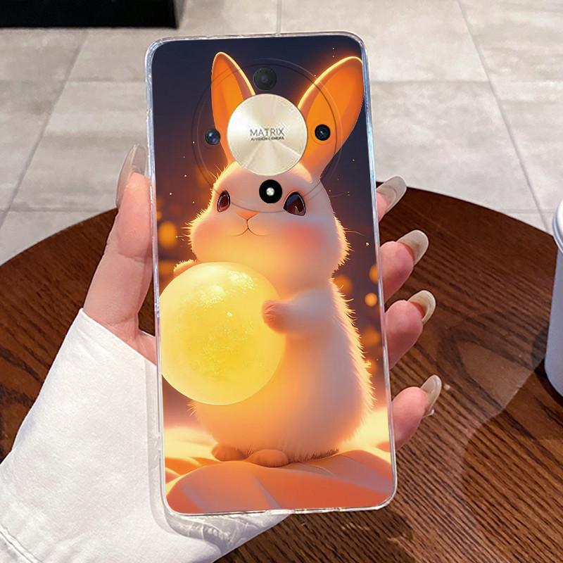 Casing For Honor X9b X9a Magic 6 5 Lite 5G Luxury Dragon Cute Cool Boys Girls Transparent Soft silicone Back Cover Phone Case