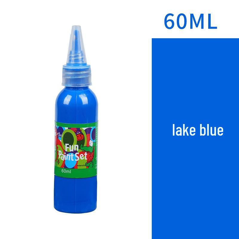 

60ml Children s Finger Paint Set: 12 Watercolor Colors for Art & Face Painting 30ml озеро синього кольору