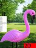 Classic pink flamingo garden decoration, suitable for garden terrace party decoration and outdoor gardening gifts,