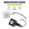 Mini Human Body Infrared Motion Sensor Switch LED Flood Light PIR Motion Sensor Detector Waterproof Outdoor Motion Sensor