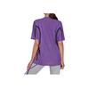 adidas Stella McCartney Color Block Loose Fit Round Neck Short Sleeve T-Shirt Women Tops Bright-Purple White HH7220