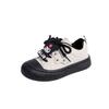 Girls shoes 2025 new Kulomi little girl casual shoes children's sports shoes medium and older children's soft-soled canvas shoes