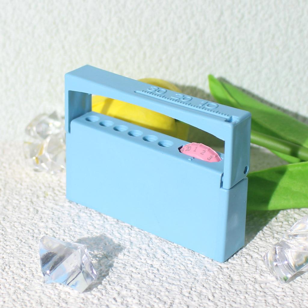 Dental Autoklavierbare Desinfektion Endo Feilenhalter Box Für Wurzelkanalfeilen Instrument 6 Löcher Zahnarztwerkzeug