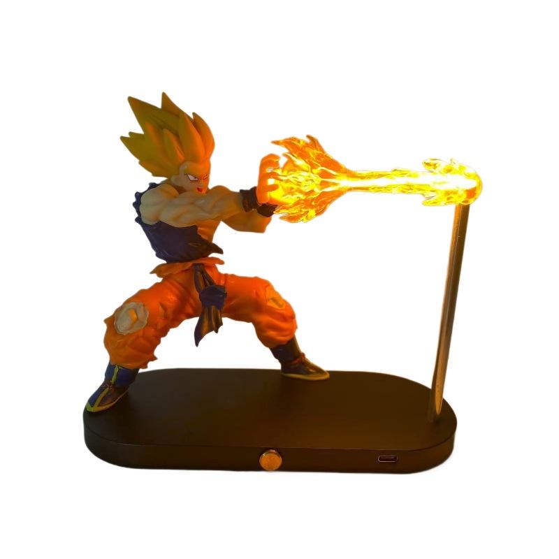 

Светящийся ночник Dragon Ball Z Сон Гоку Аниме Сенсорный Камехамеха Магнитный ночник Креативное украшение для стола Крутая модель Кукла Подарки для мальчиков