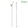Butterfly Glass Straws Set Reusable Bar Tools for Smoothies Cocktails Tea Coffee Juicy Drinking Eco Friendly Drinkware