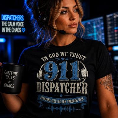 911 Dispatcher Shirt, Funny Dispatch Tee, First Responder Gift