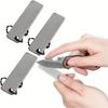 Mini Pocket Knife Sharpener Fishhook and Camping Sharpening Tool Portable WithKeychain Attachment for KnivesOutdoor SurvivalGear