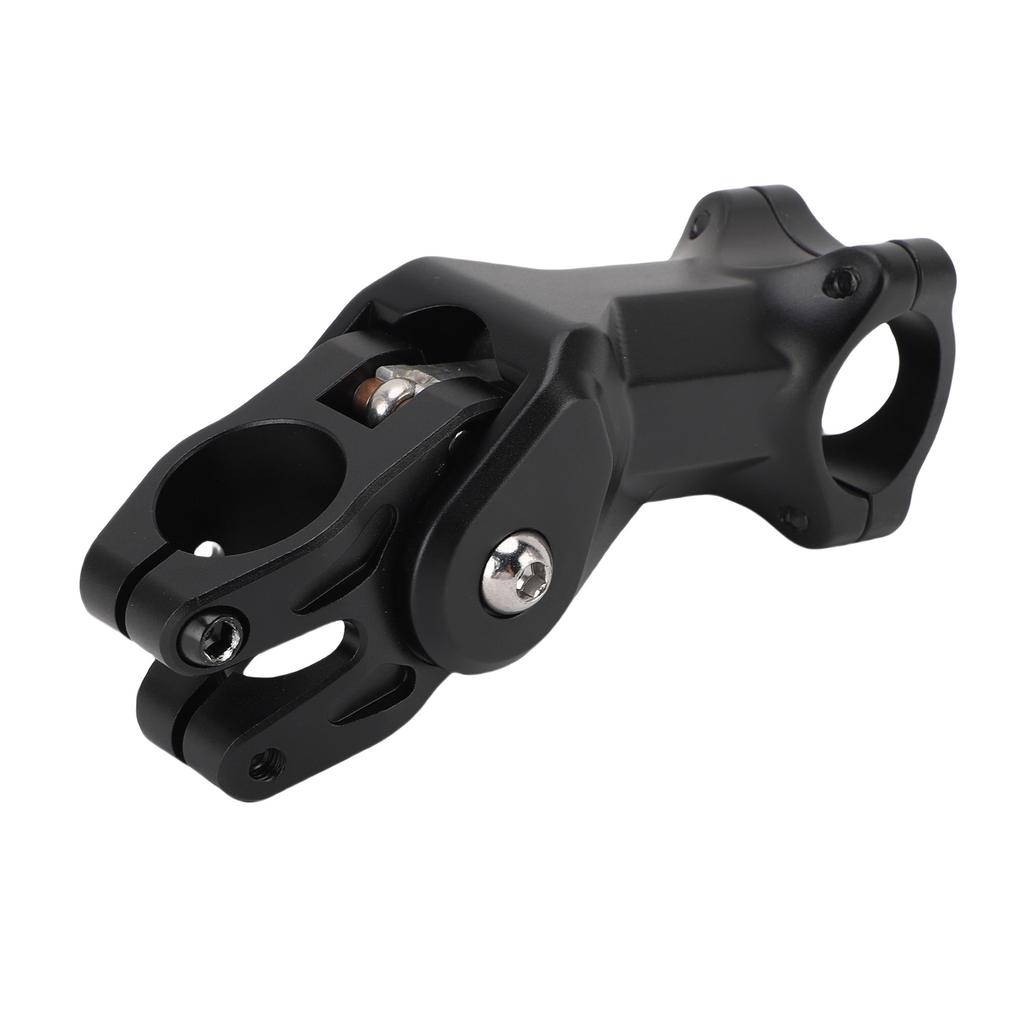 31.8mm Bike Stem Black Aluminum Alloy Shock Absorbing Bicycle Handlebar Stem for Road Bike Mountain Bike