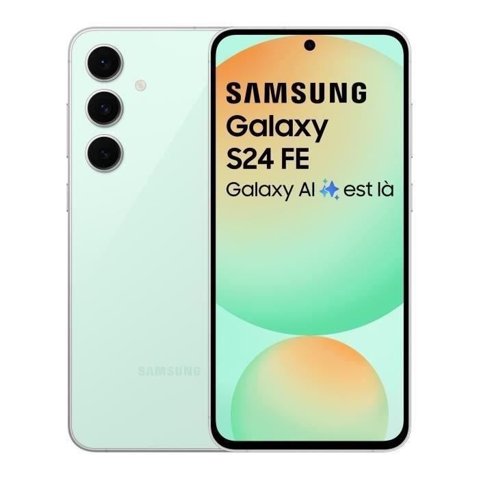 Refurbished - Samsung Galaxy S24 FE Smartphone 128 Go Vert