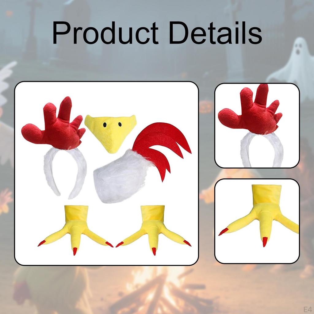 Chicken Cosplay Costume Kit for Theater, Action Events And Presentations.