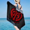 1 Stück Rotes Emblem FSV Mainz Strandtuch - Weiche, Saugfähige Mikrofaser, Leicht, Ideal für den Strand, Partys, Reisen, Camping Fan-Geschenke
