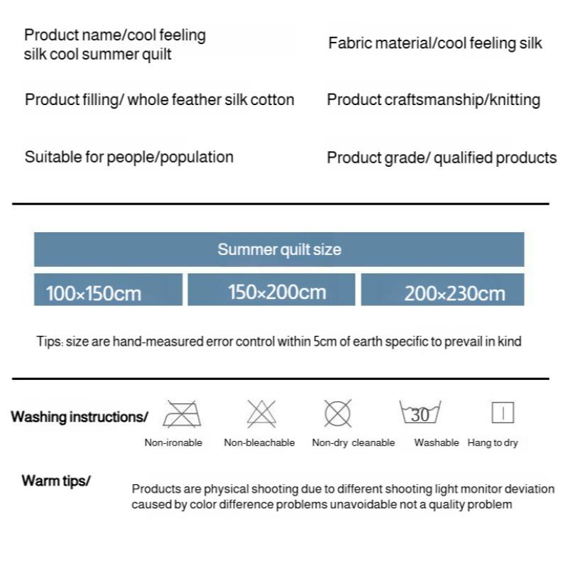 Sommerliche kühle, bequeme, einzelne, dünne Steppdecke, maschinenwaschbar, Klimadecke, Studentenzimmer-Steppdecke, Bettwäsche, lässige Decke