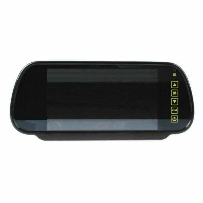 7" LCD TFT Color Screen Auto Car Reverse Parking Rear View Backup Mirror Monitor